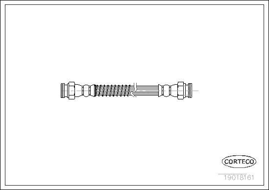 Corteco 19018161 - Jarruletku inparts.fi