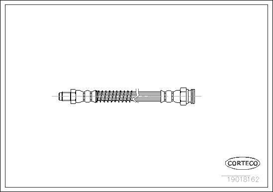 Corteco 19018162 - Jarruletku inparts.fi