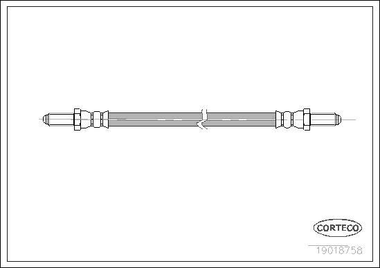 Corteco 19018758 - Jarruletku inparts.fi