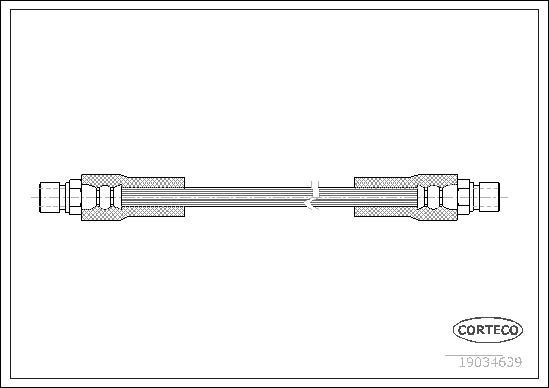 Corteco 19034639 - Jarruletku inparts.fi