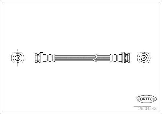 Corteco 19034348 - Jarruletku inparts.fi