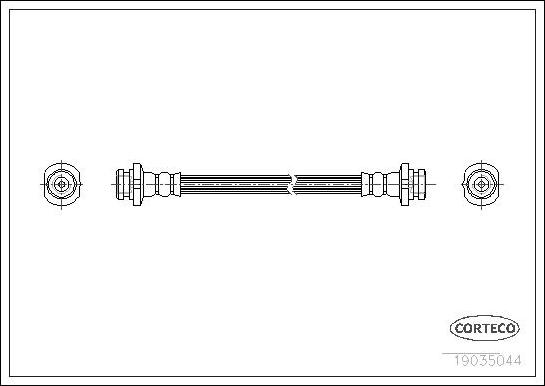 Corteco 19035044 - Jarruletku inparts.fi