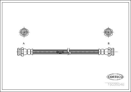 Corteco 19035046 - Jarruletku inparts.fi