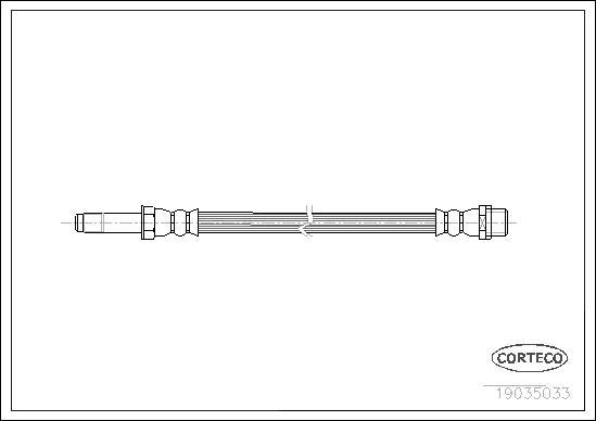 Corteco 19035033 - Jarruletku inparts.fi