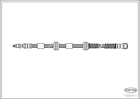 Corteco 19035111 - Jarruletku inparts.fi