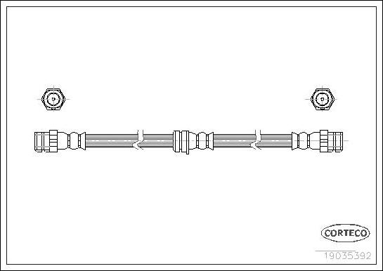 Corteco 19035392 - Jarruletku inparts.fi