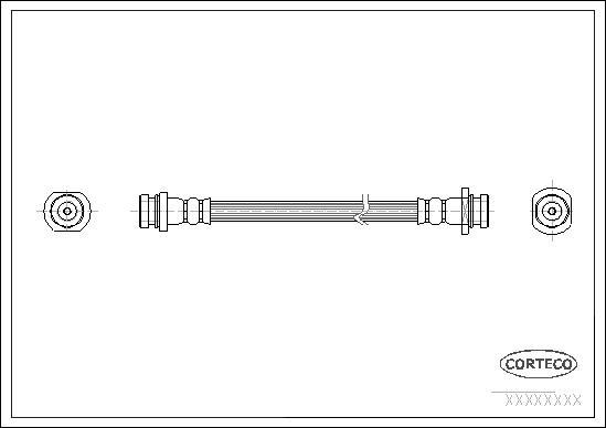 Corteco 19035301 - Jarruletku inparts.fi