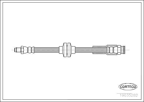 Corteco 19035282 - Jarruletku inparts.fi