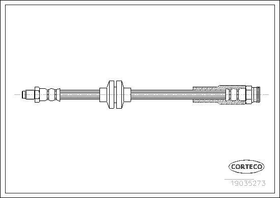 Corteco 19035273 - Jarruletku inparts.fi