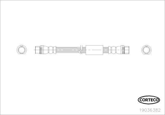 Corteco 19036382 - Jarruletku inparts.fi