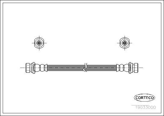 Corteco 19033000 - Jarruletku inparts.fi