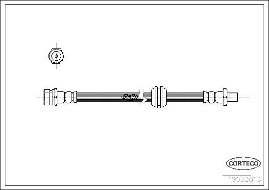 Corteco 19033013 - Jarruletku inparts.fi