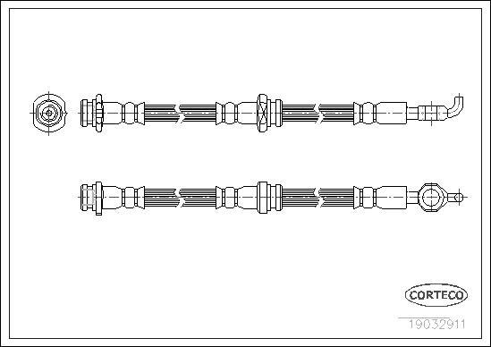 Corteco 19032911 - Jarruletku inparts.fi