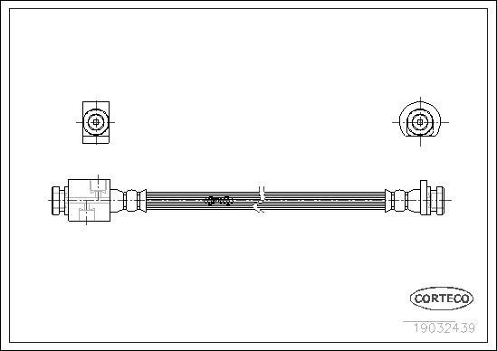 Corteco 19032439 - Jarruletku inparts.fi