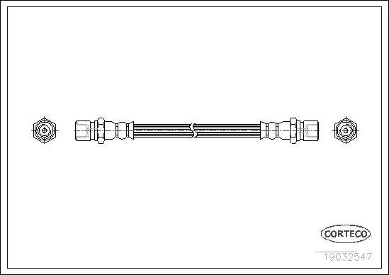 Corteco 19032547 - Jarruletku inparts.fi