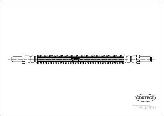 Corteco 19032607 - Jarruletku inparts.fi