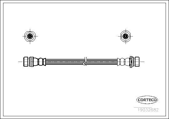 Corteco 19032682 - Jarruletku inparts.fi