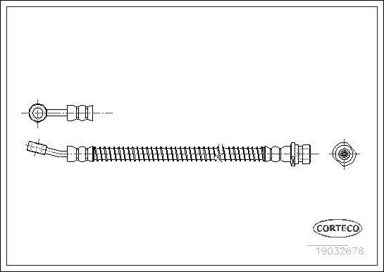 Corteco 19032678 - Jarruletku inparts.fi