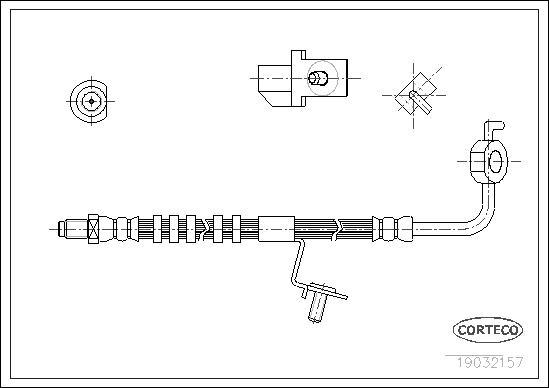 Corteco 19032157 - Jarruletku inparts.fi