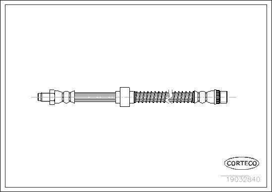 Corteco 19032840 - Jarruletku inparts.fi