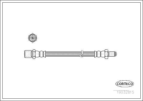 Corteco 19032815 - Jarruletku inparts.fi