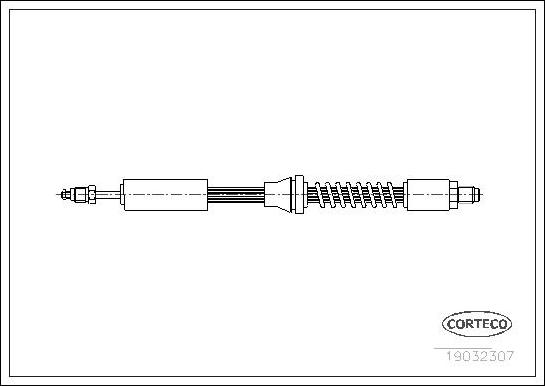 Corteco 19032307 - Jarruletku inparts.fi
