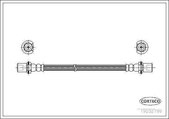 Corteco 19032799 - Jarruletku inparts.fi