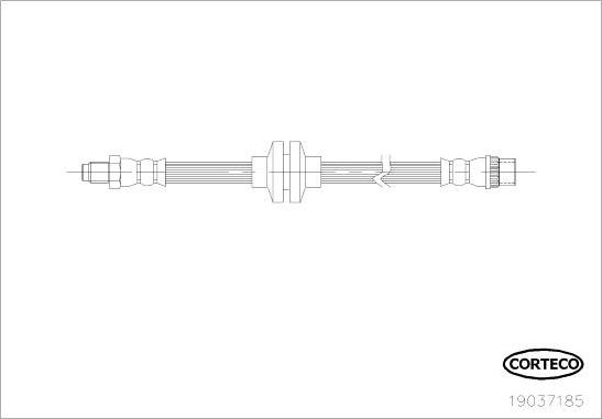 Corteco 19037185 - Jarruletku inparts.fi