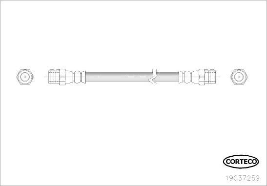 Corteco 19037259 - Jarruletku inparts.fi