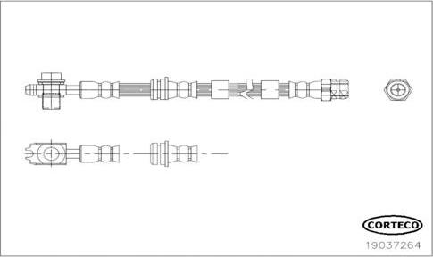 Corteco 19037264 - Jarruletku inparts.fi