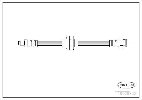 Corteco 19029780 - Jarruletku inparts.fi