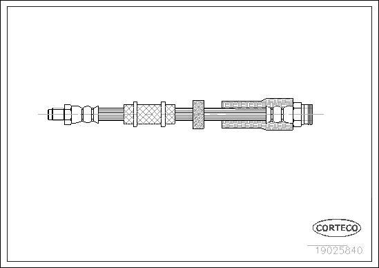 Corteco 19025840 - Jarruletku inparts.fi