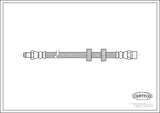 Corteco 19025850 - Jarruletku inparts.fi