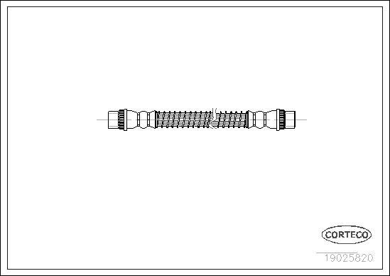 Corteco 19025820 - Jarruletku inparts.fi