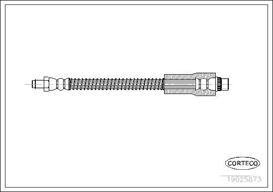 Corteco 19025873 - Jarruletku inparts.fi