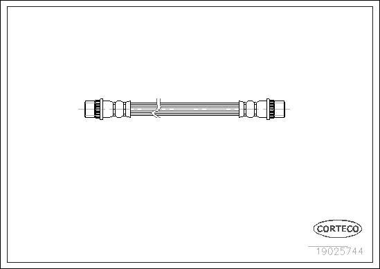 Corteco 19025744 - Jarruletku inparts.fi