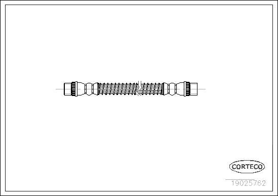 Corteco 19025762 - Jarruletku inparts.fi