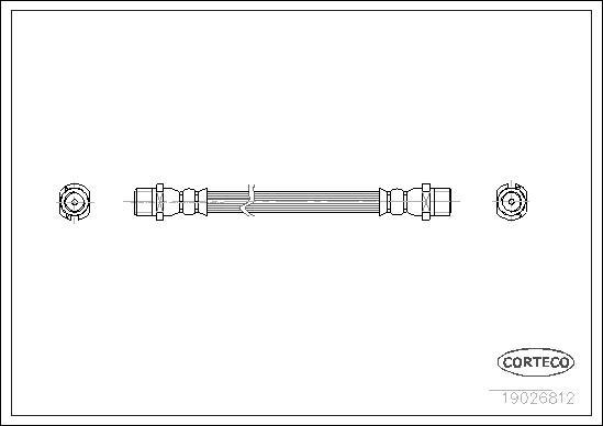 Corteco 19026812 - Jarruletku inparts.fi