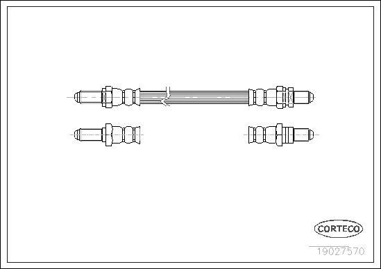 Corteco 19027570 - Jarruletku inparts.fi