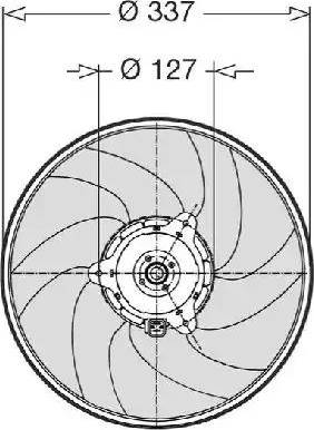 CTR 1209630 - Tuuletin, moottorin jäähdytys inparts.fi