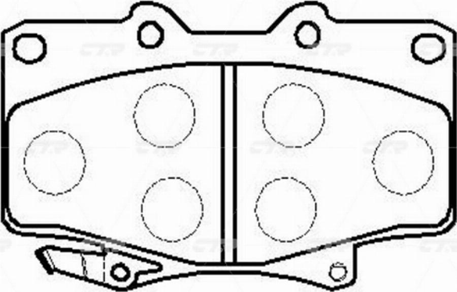 CTR GK1019P - Jarrupala, levyjarru inparts.fi