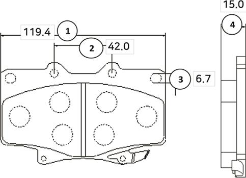 CTR GK1019 - Jarrupala, levyjarru inparts.fi