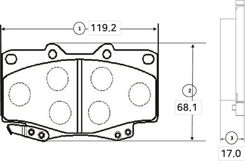 CTR GK1070 - Jarrupala, levyjarru inparts.fi