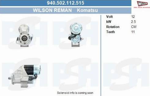 PSH 940.502.112.515 - Käynnistinmoottori inparts.fi