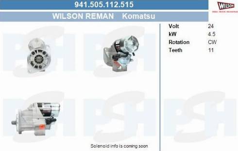 PSH 941.505.112.515 - Käynnistinmoottori inparts.fi