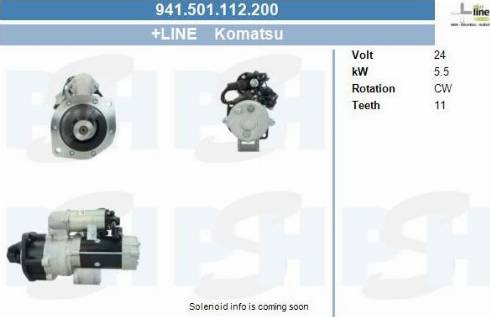PSH 941.501.112.200 - Käynnistinmoottori inparts.fi