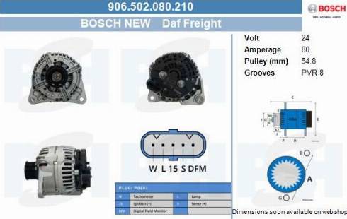 PSH 906.502.080.210 - Laturi inparts.fi