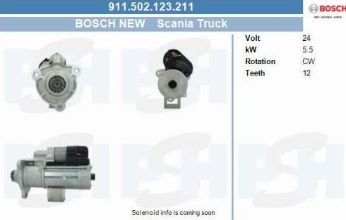 PSH 911.502.123.211 - Käynnistinmoottori inparts.fi