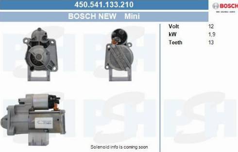 PSH 450.541.133.210 - Käynnistinmoottori inparts.fi