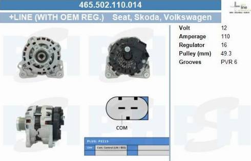 PSH 465.502.110.014 - Laturi inparts.fi